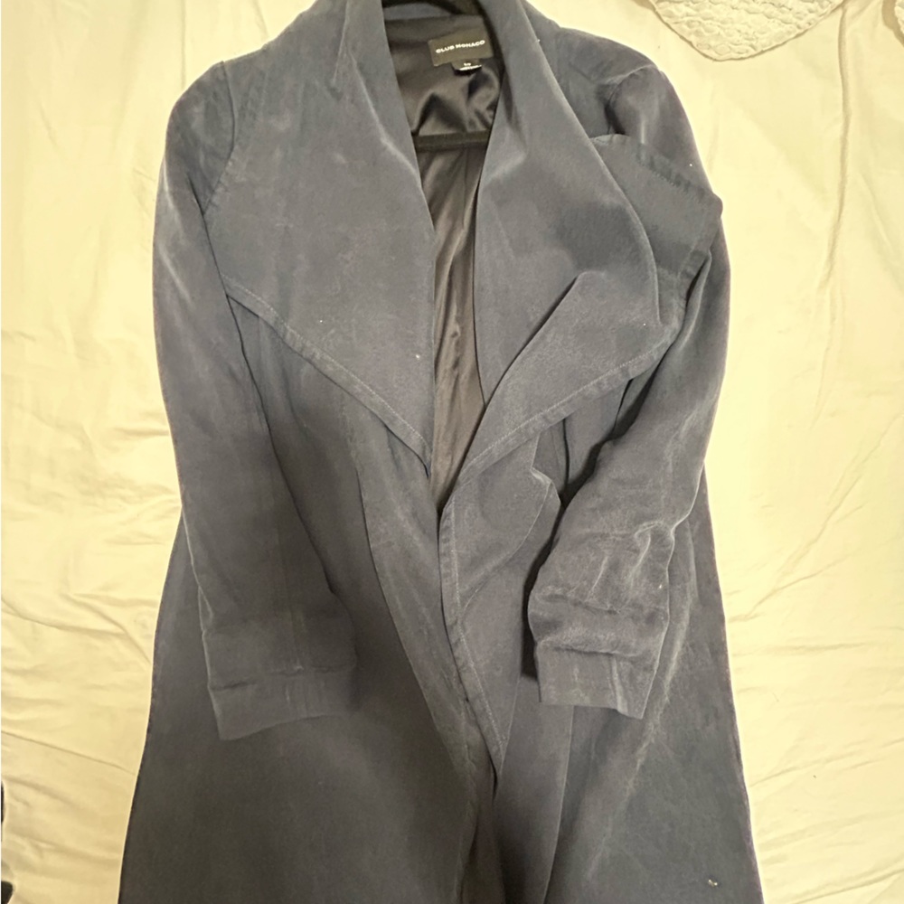 Club Monaco Ruffle Front Trench - Picture 3 of 3